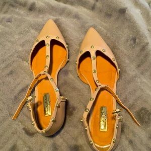 Halogen strappy flats